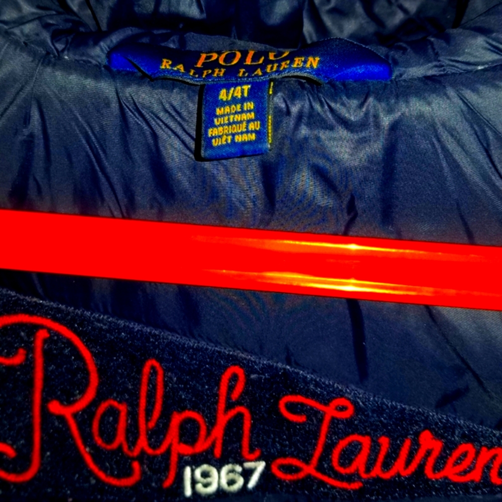 Ralph Lauren Down Coat Size 4t